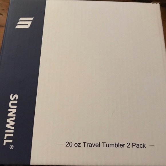 SUNWILL 20oz Tumbler with Lid (Navy Blue &Wine Red pack), Stainless Steel (2PK) - Picture 5 of 5